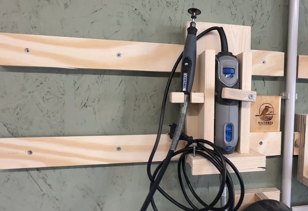 Supporto french cleat dremel