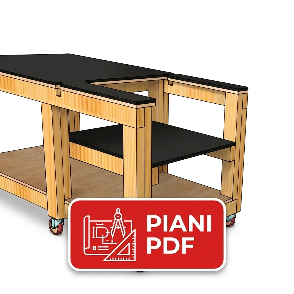 Tavolo da lavoro per r255tbl evolution piani pdf