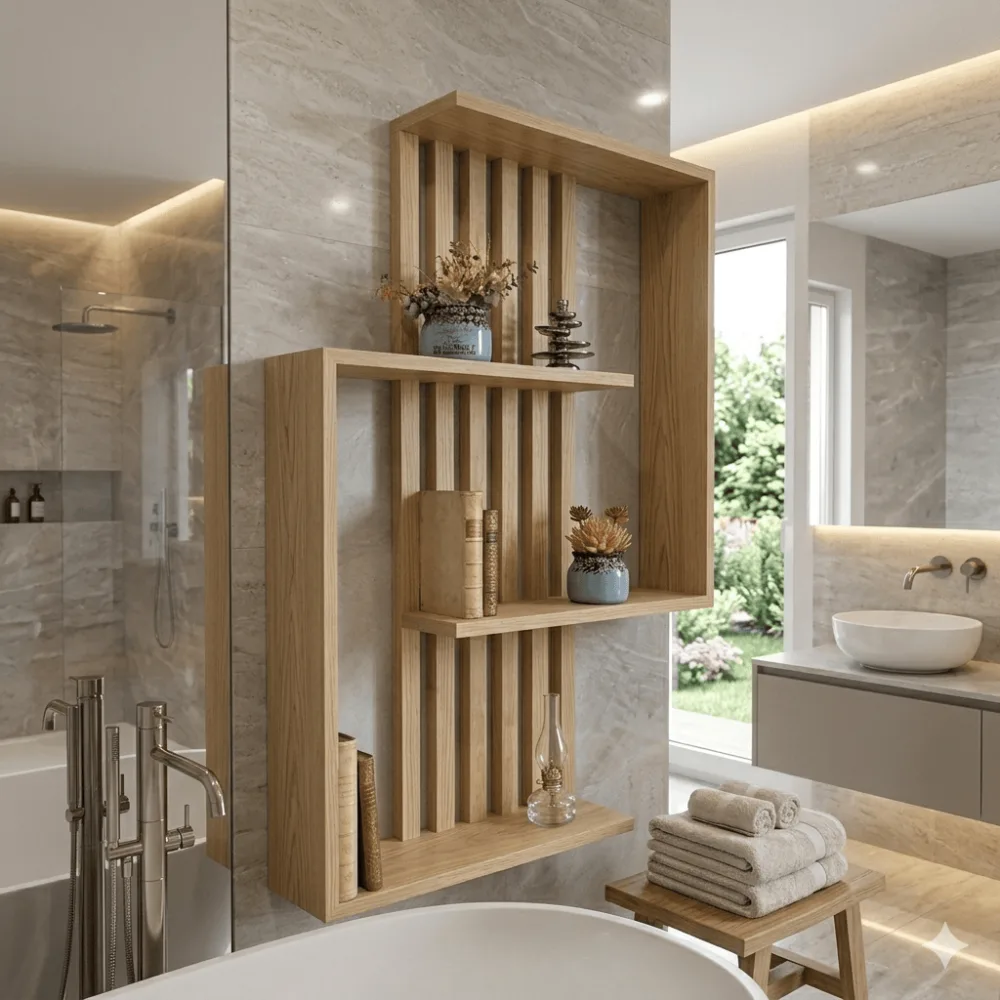 Mensola a forma di S in Bagno _