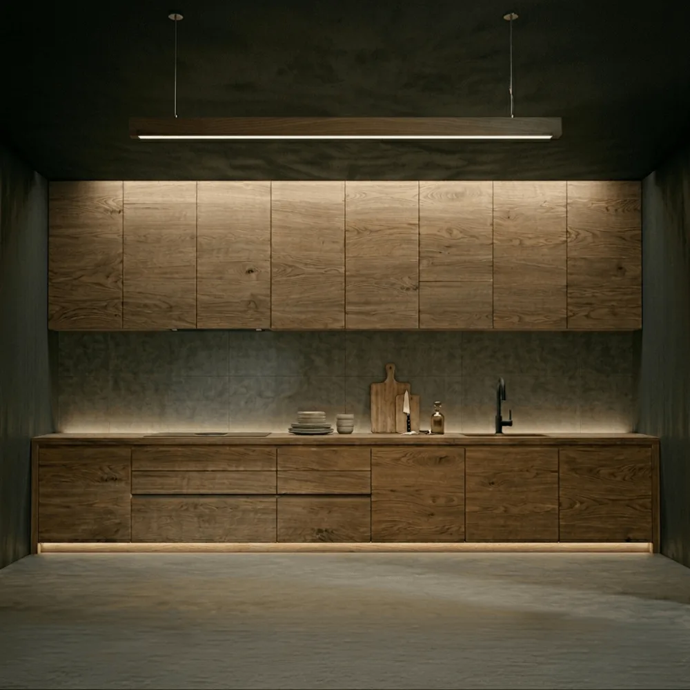 Materia Vector Lineare in cucina scandinava lampada led sospesa